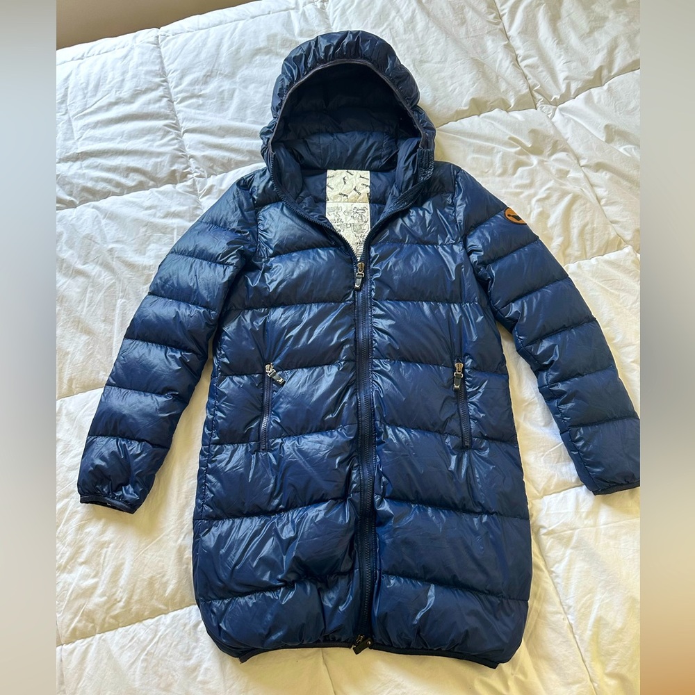 Max Mara Navy Blue Puffer Coat Sz 4